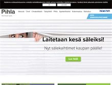 Tablet Screenshot of pihla.fi